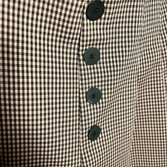 Zara Gingham Wide Shorts - Picture 5 of 5